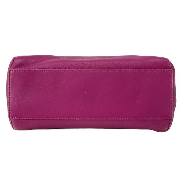 FENDI Peekaboo Iconic Small Pink Leather - Handbag - Picture 5 of 16